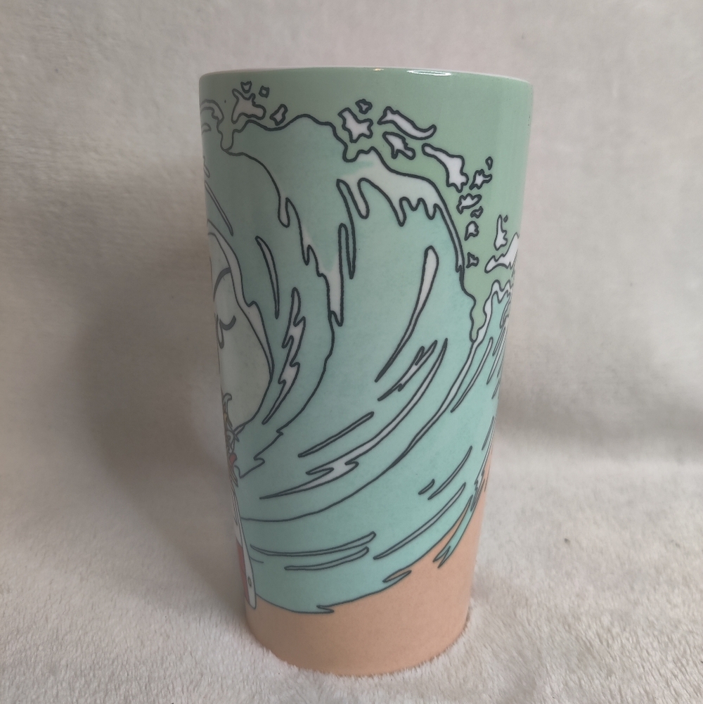 Starbucks San Diego Local Collection Ceramic Mug Cup VW Bus Surf 12oz - Picture 5 of 9